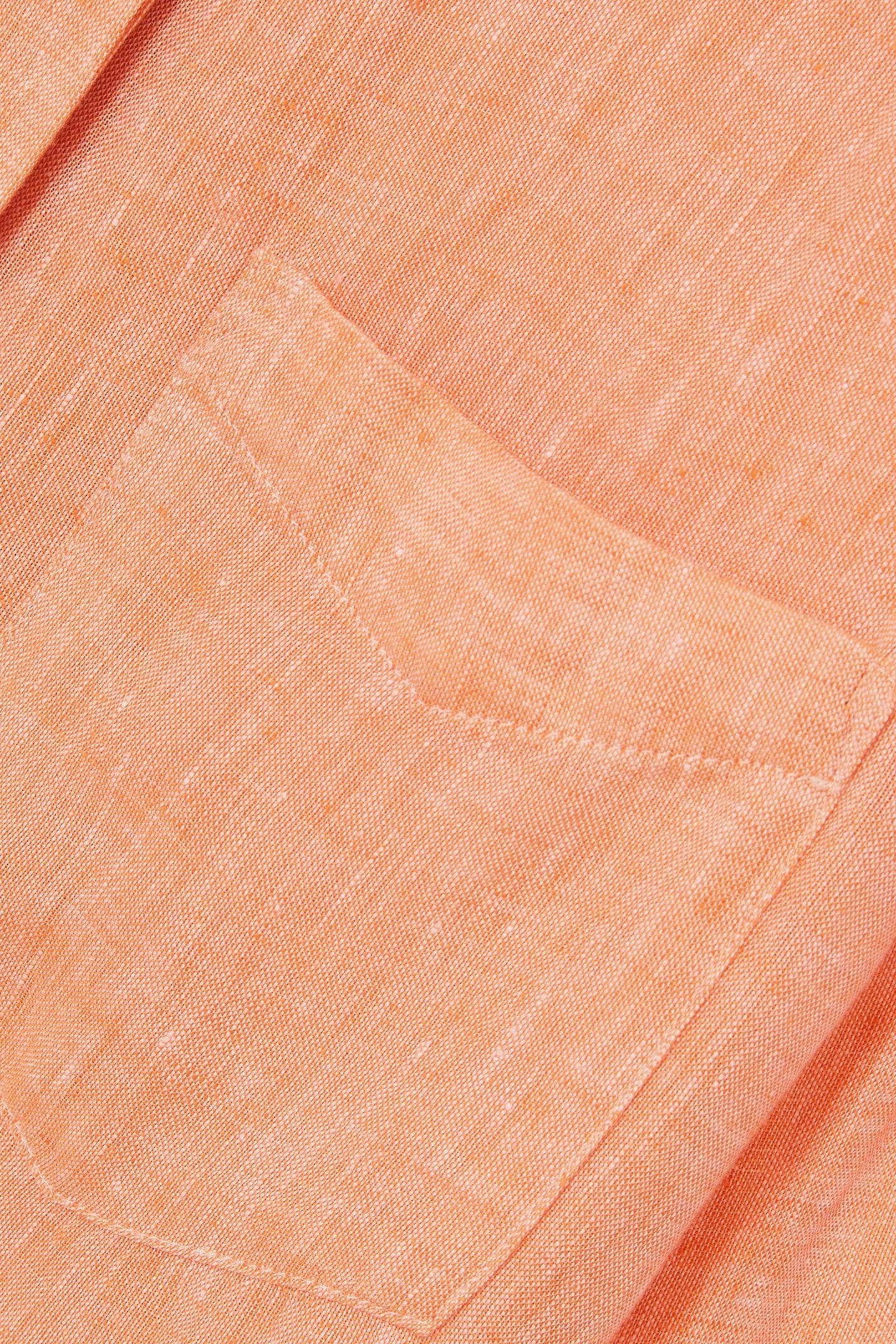 LINEN SHIRT ORANGE 5
