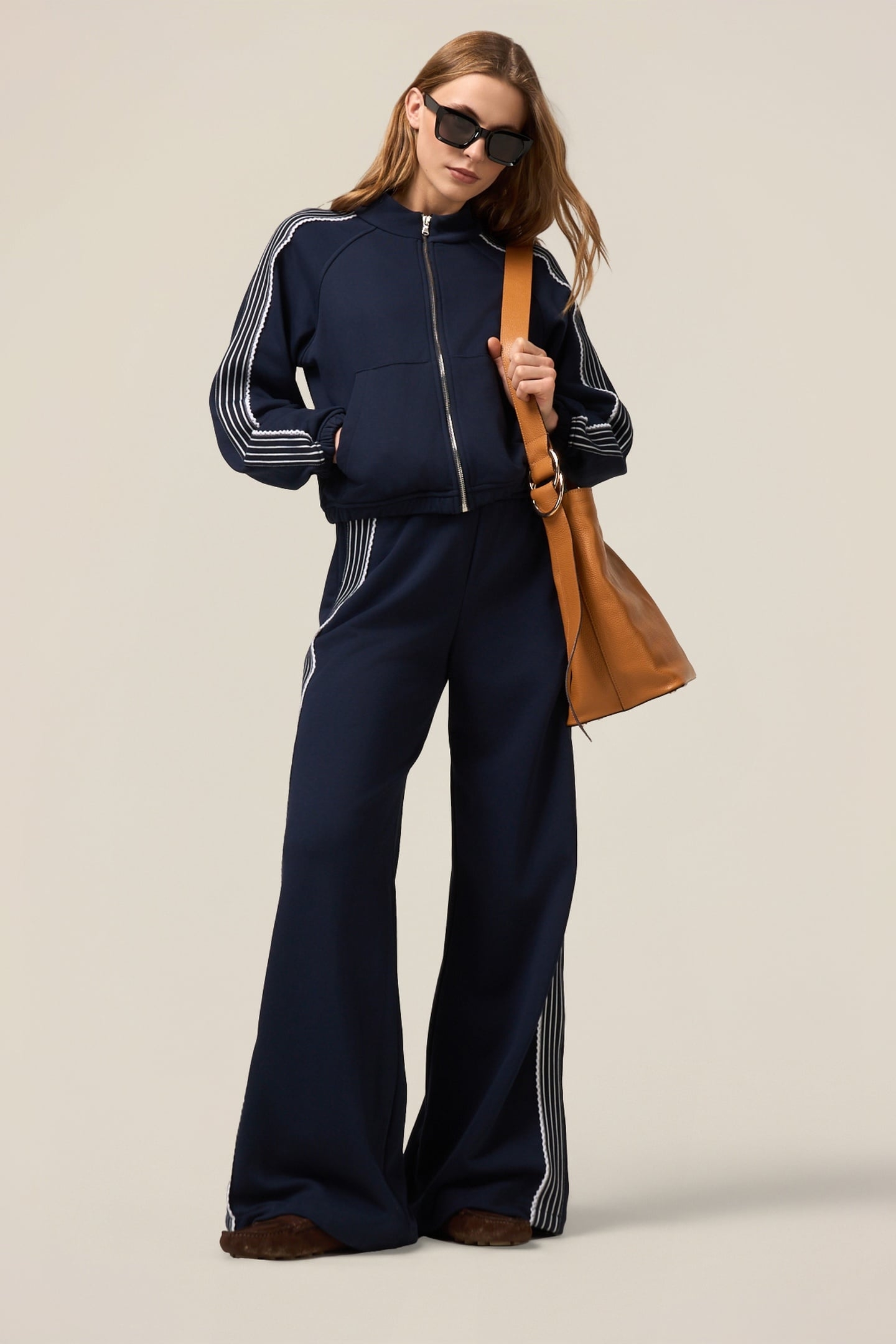 WIDE-LEG SWEATPANTS SIZE BLUE 2