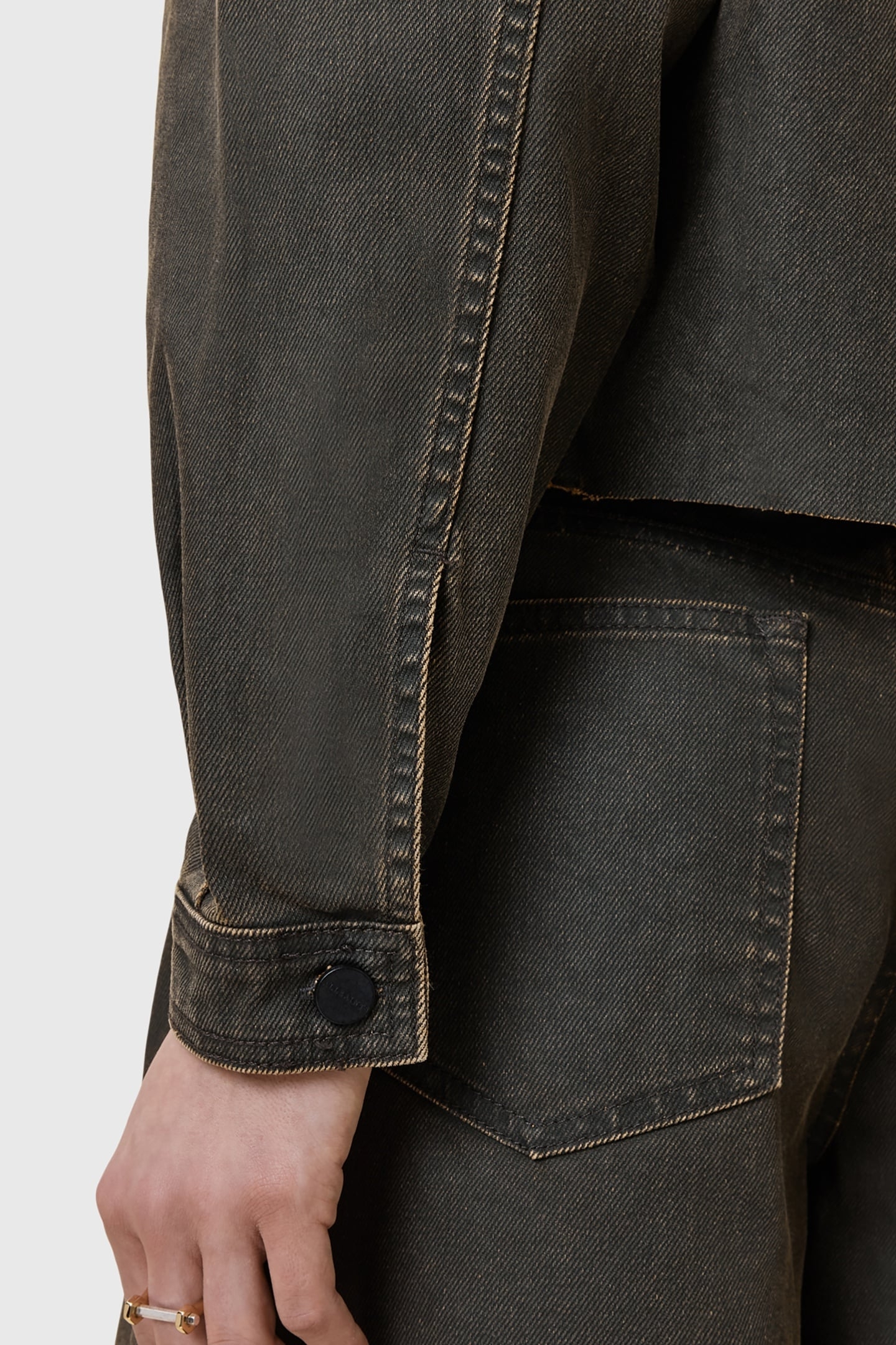 NICKY DENIM SHACKET GOLDEN BLACK 7