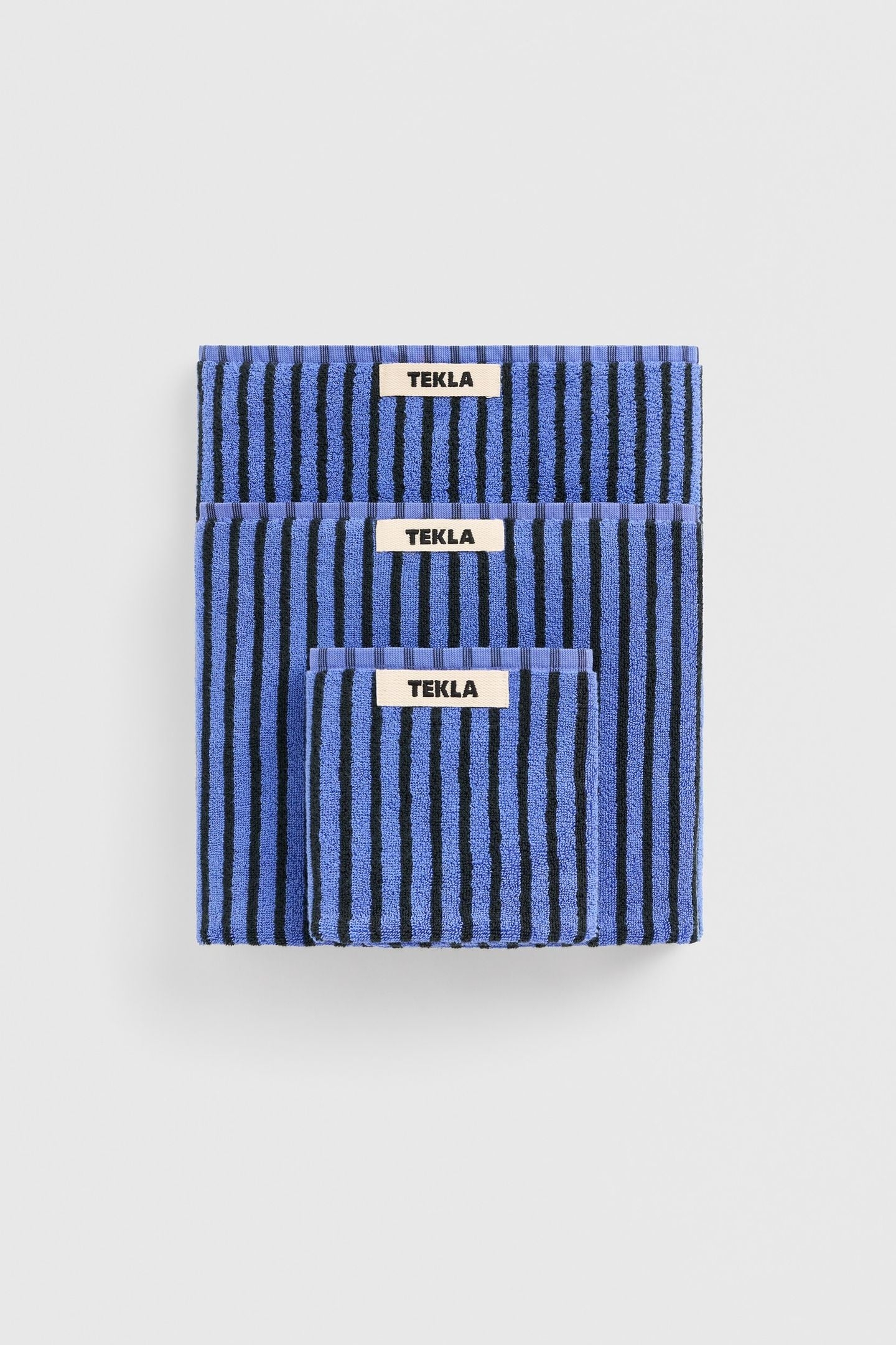 UNISEX TOWEL BLUE & BLACK 2