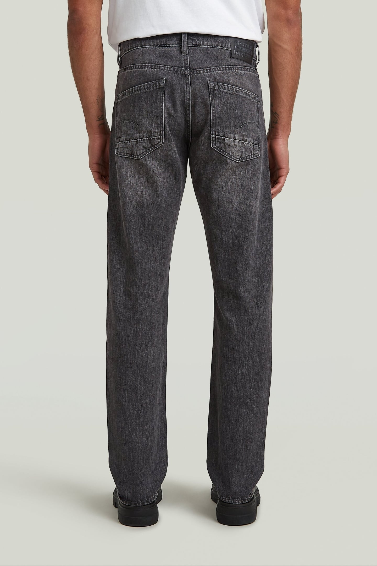 DAKOTA REGULAR STRAIGHT JEANS FADED BLACK MAGNET 3