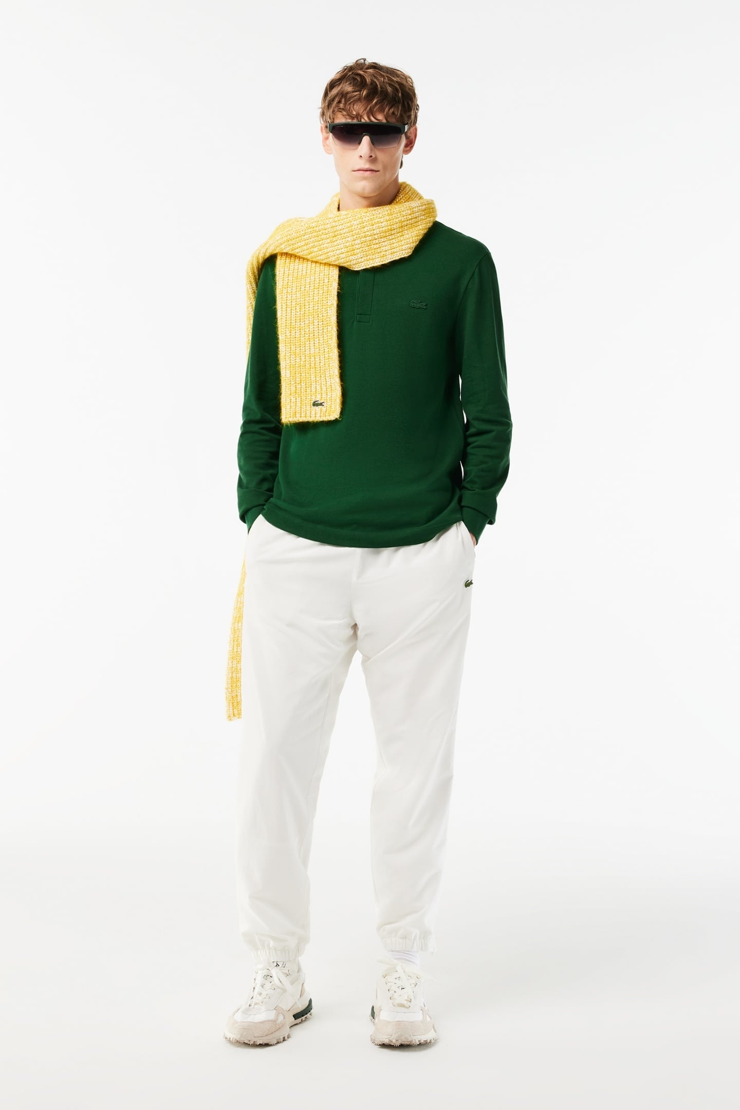 LONG SLEEVE POLO GREEN 2