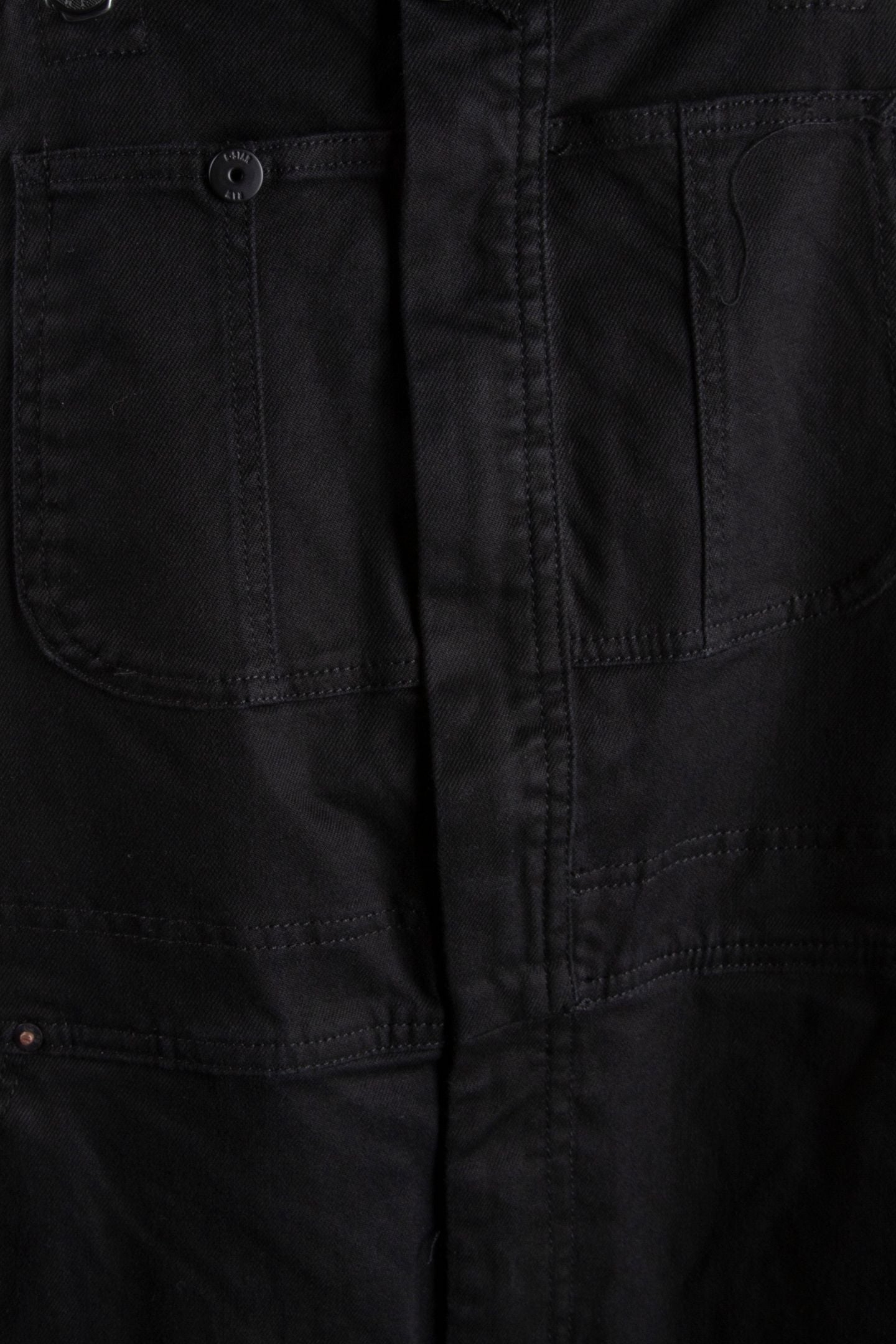 SLIM DUNGAREE S\LESS DK BLACK 6