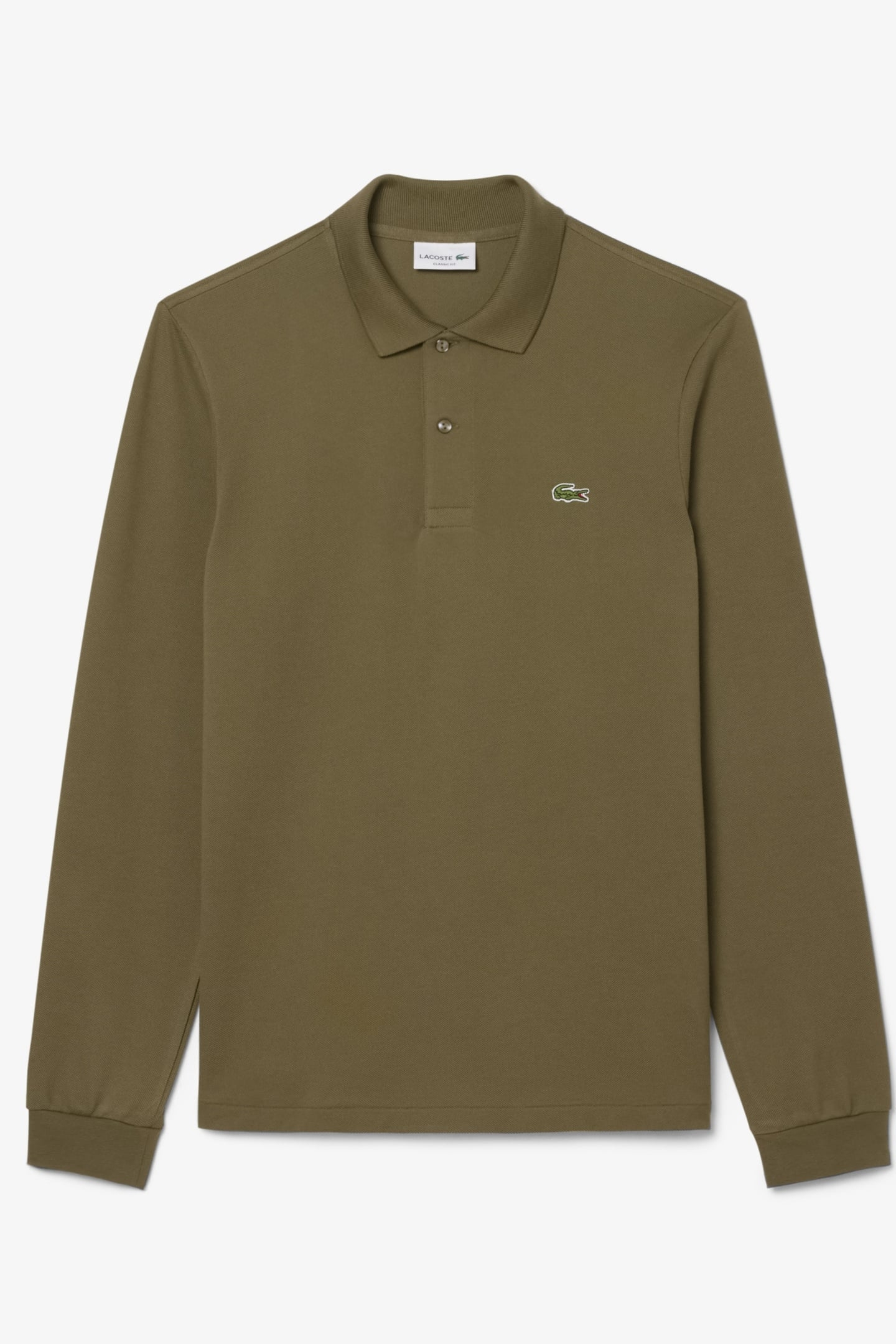 LONG SLEEVE POLO OLIVE 3