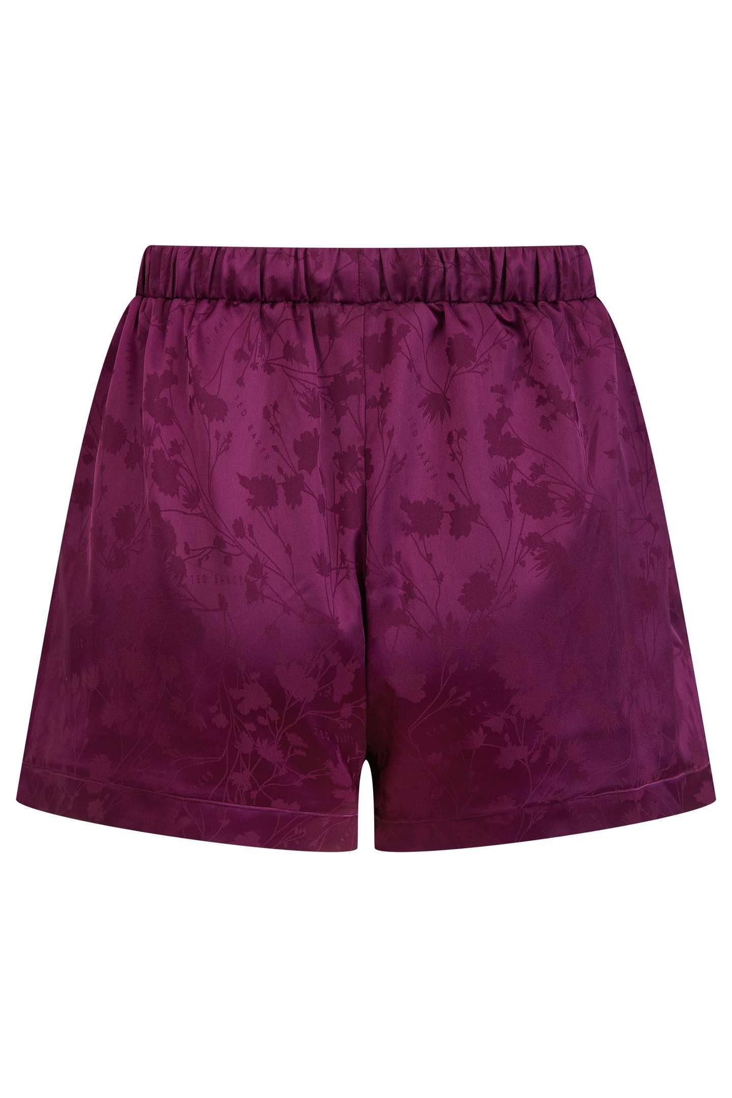 ZARA SHORT SATIN PJ DARK PURPLE 6