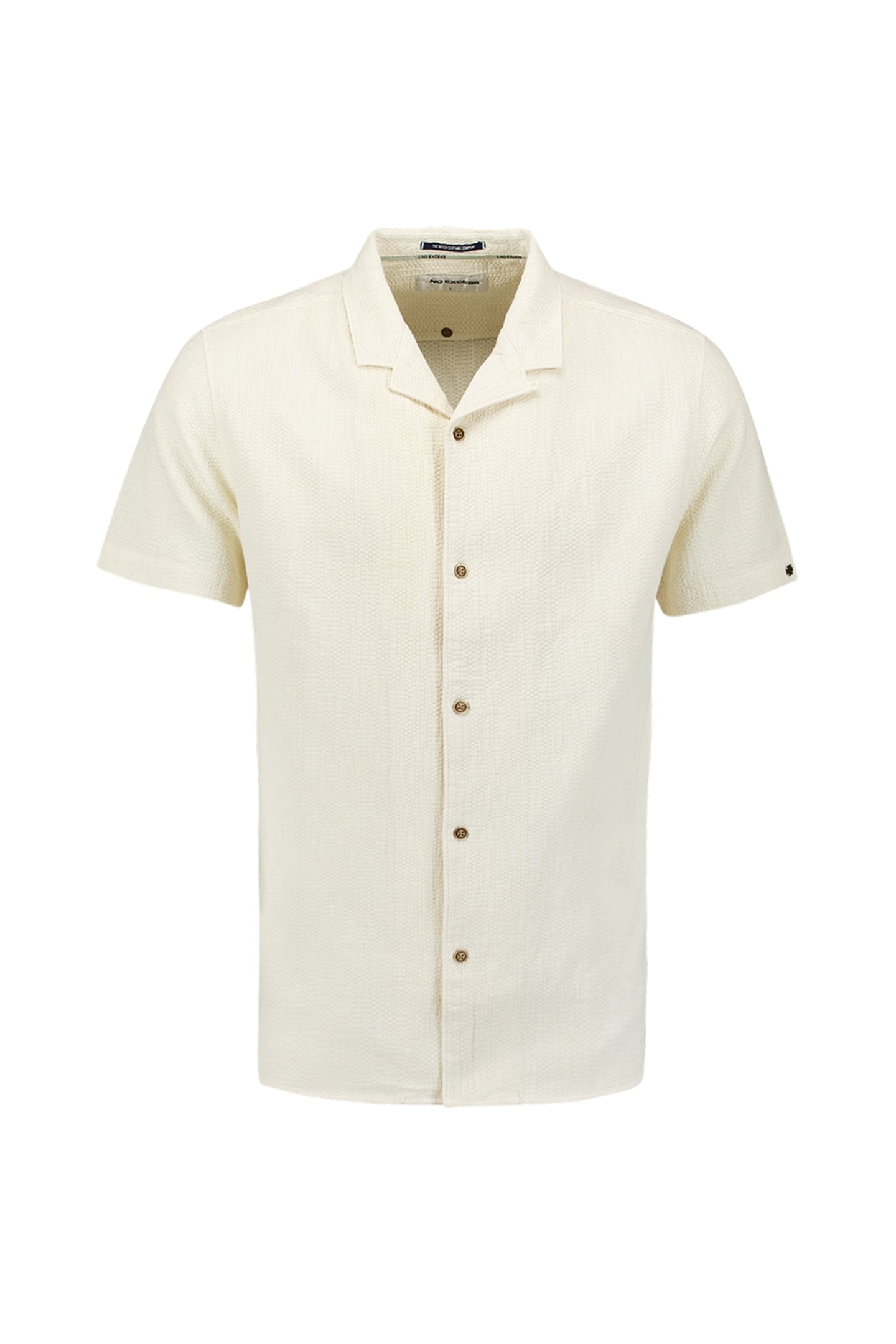 SHIRT SHORT SLEEVE REVERS COLLAR SOLID STRUCTURE CEMENT 4