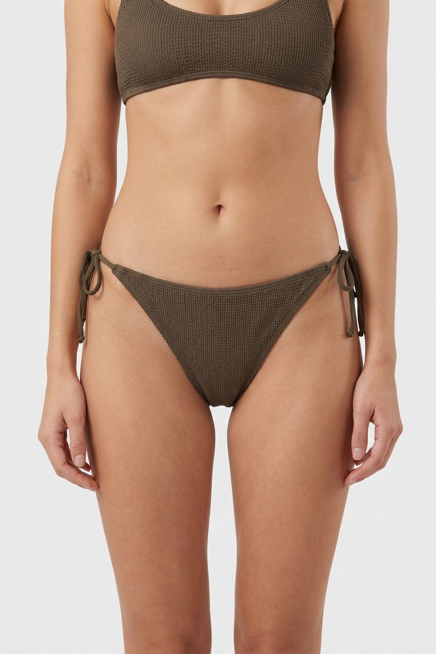 STRAP BIKINI BOTTOM CYPRUS STRUCT FOREST GREEN CYPRUS 1