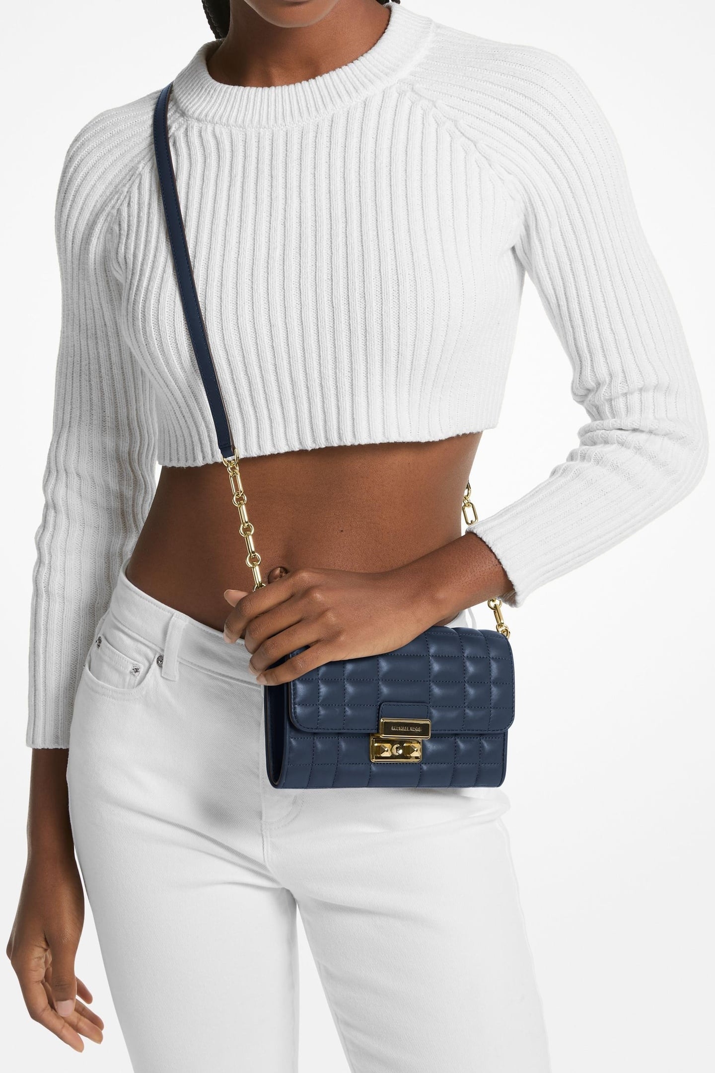 LARGE WLLT ON CROSSBODY NAVY 4