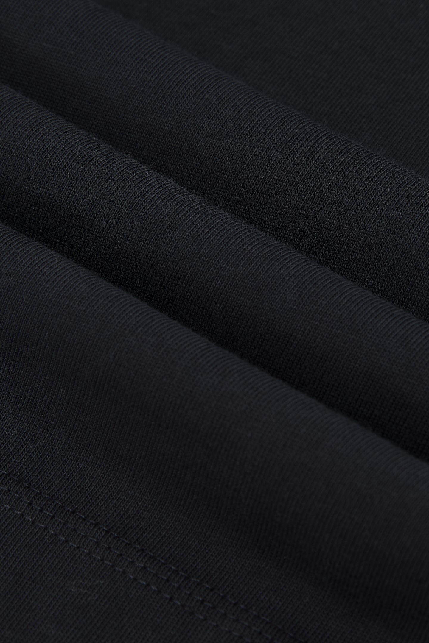RIB NECK DETAIL T-SHIRT NAVY 5