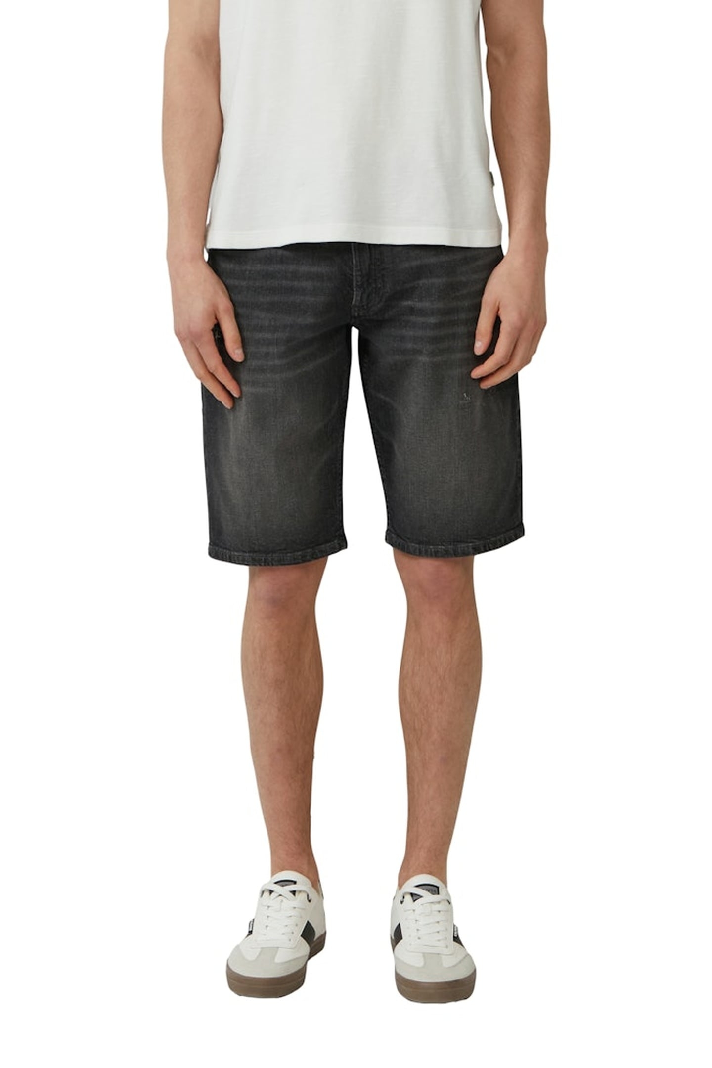 JEANS SHORTS GREY/BLACK 3