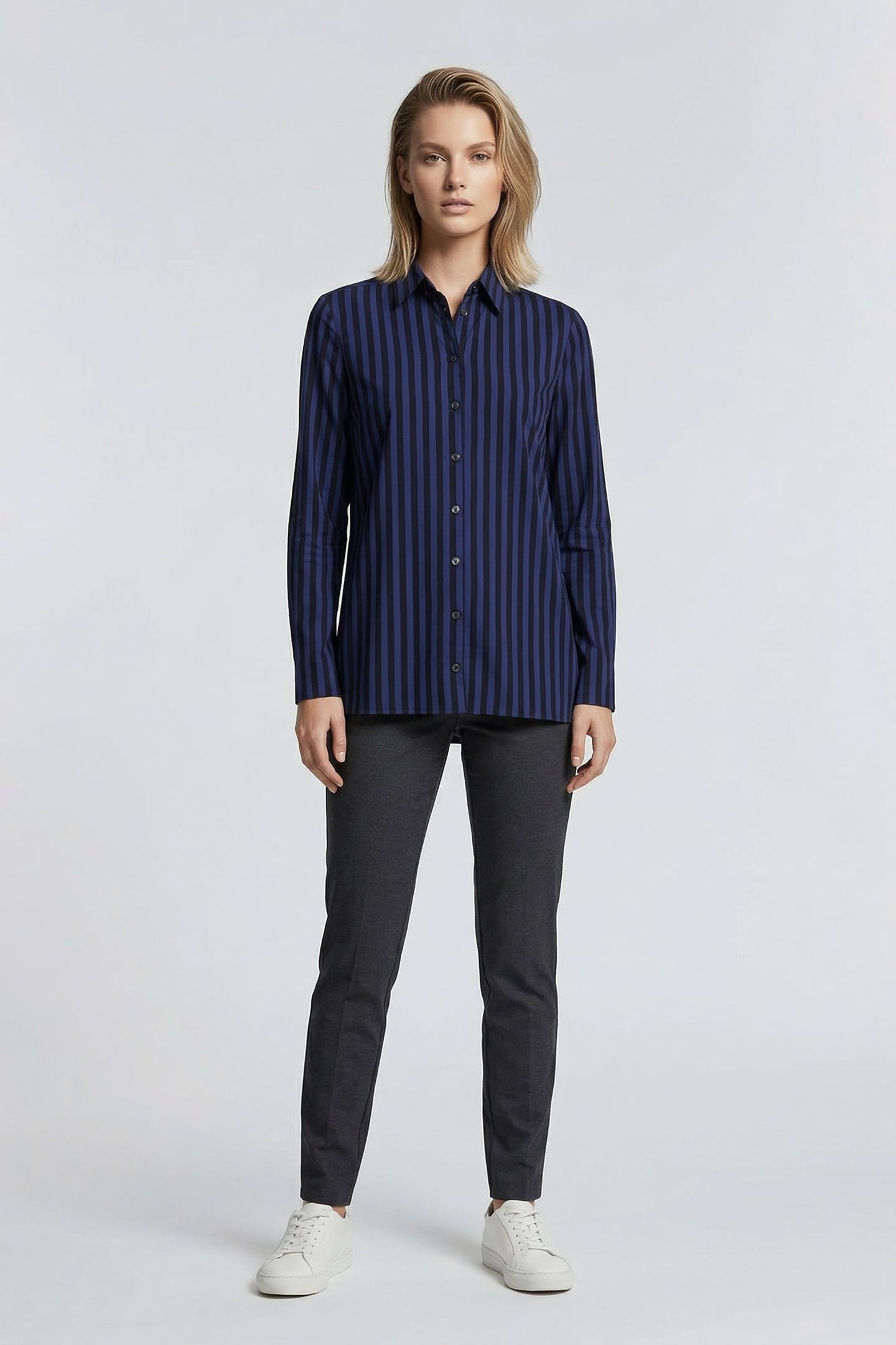 SHIRT STRIPE SAPPHIRE 1