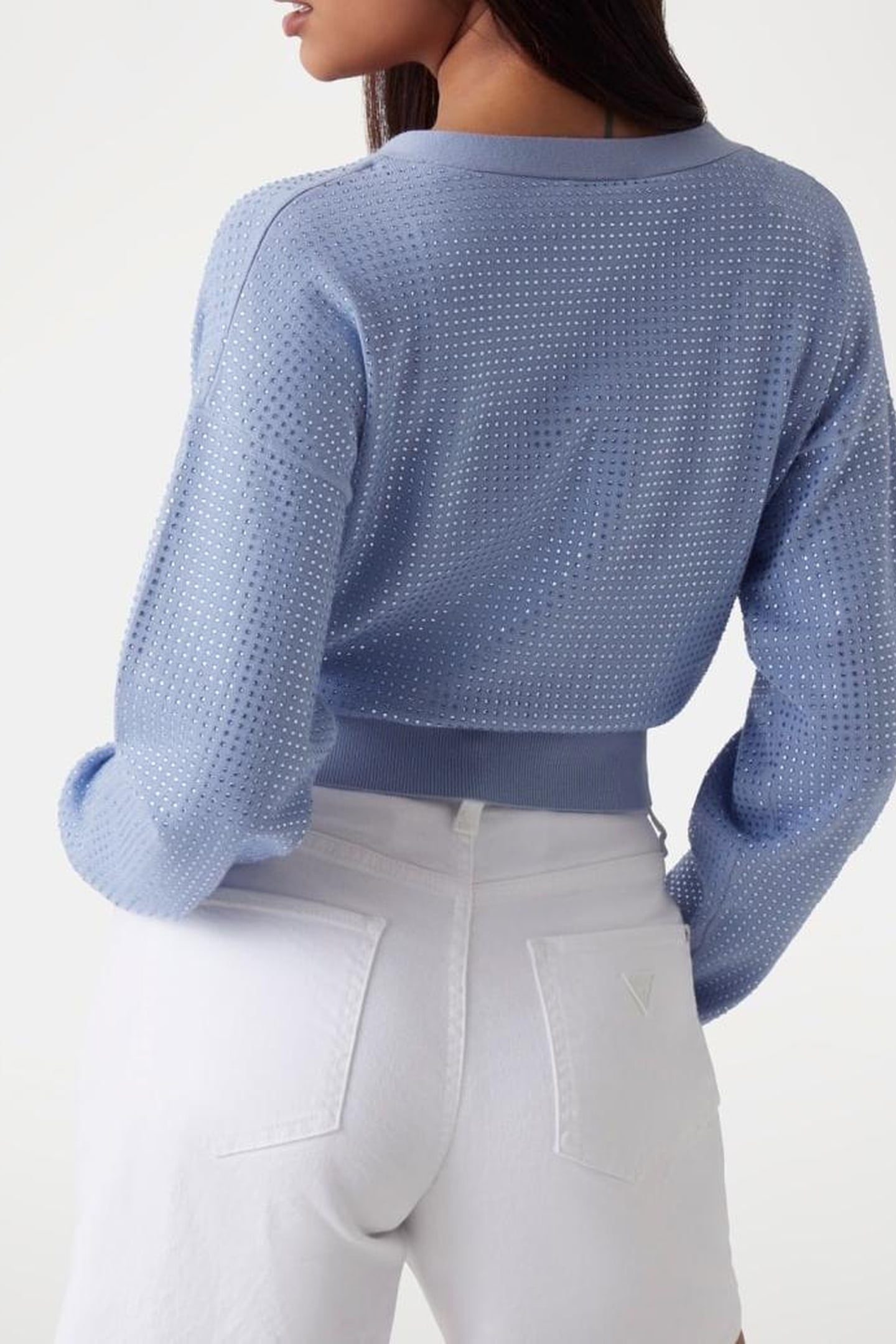 GUESS ECO KHLOE RHINESTONES VN NIMBUS BLUE 6