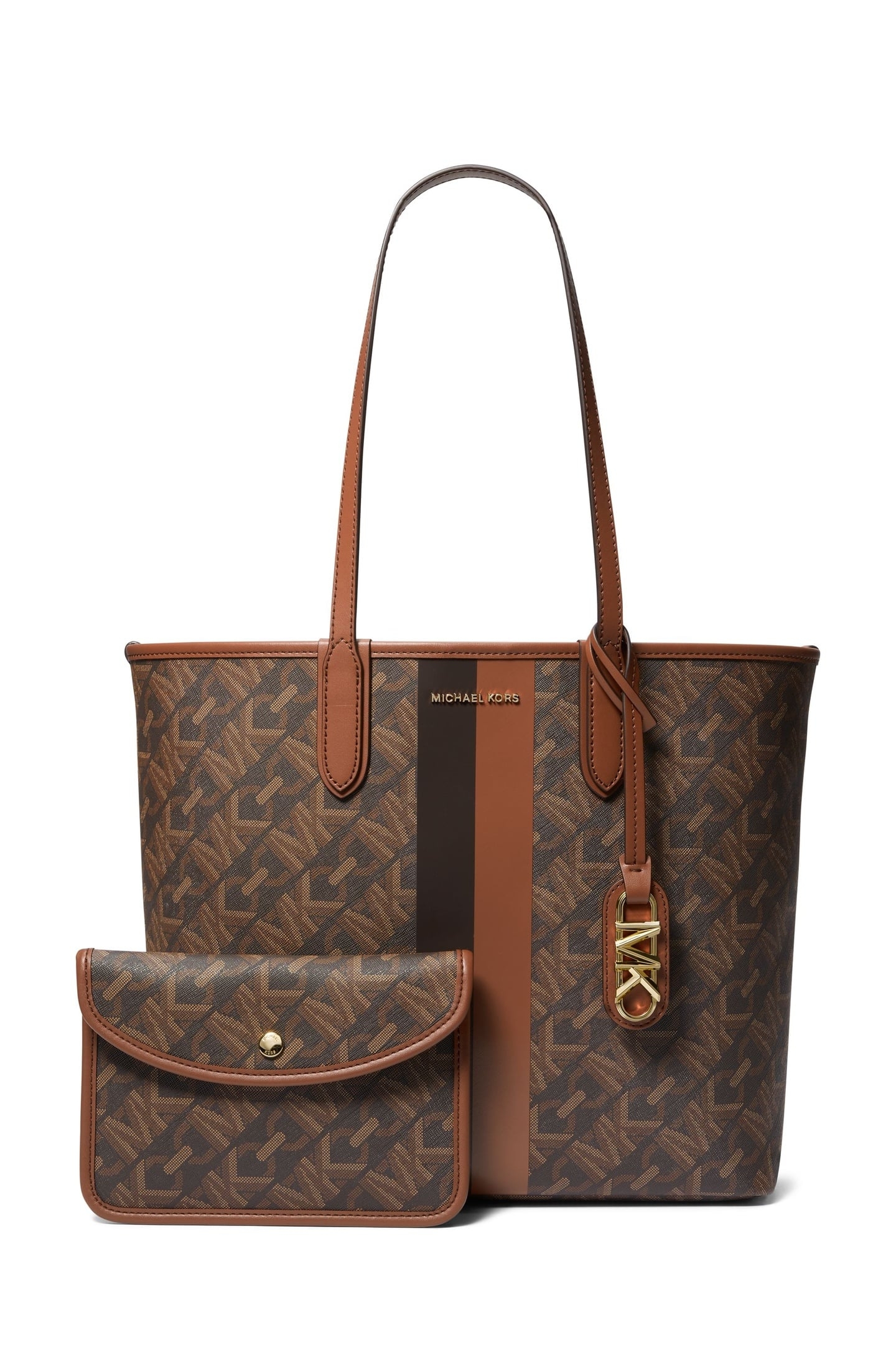 LARGE OPEN TOTE BRN/LUGGAGE 3