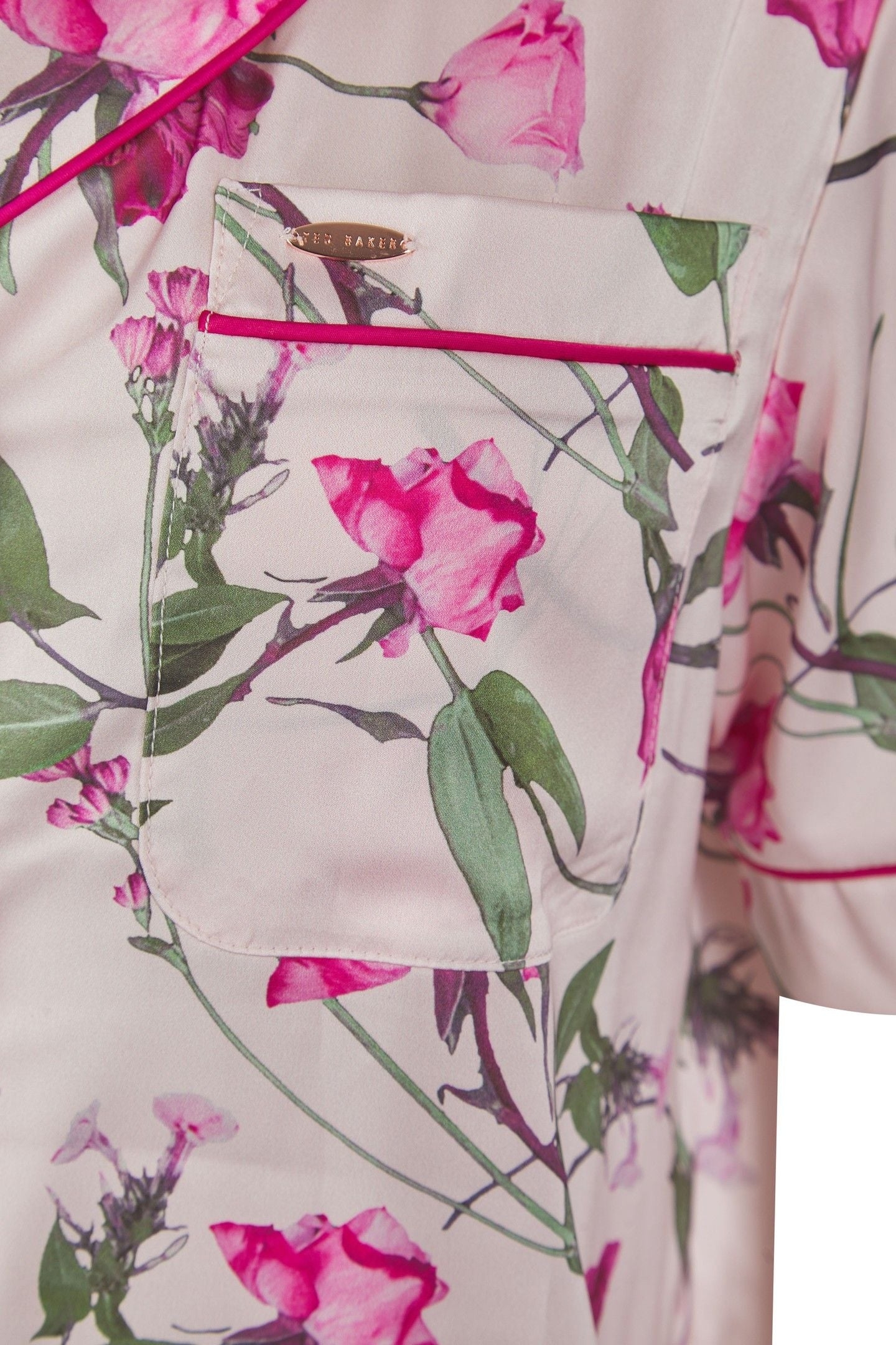 PENNY SHORT SATIN PJ LIGHT PINK DIGITAL PRINT 6