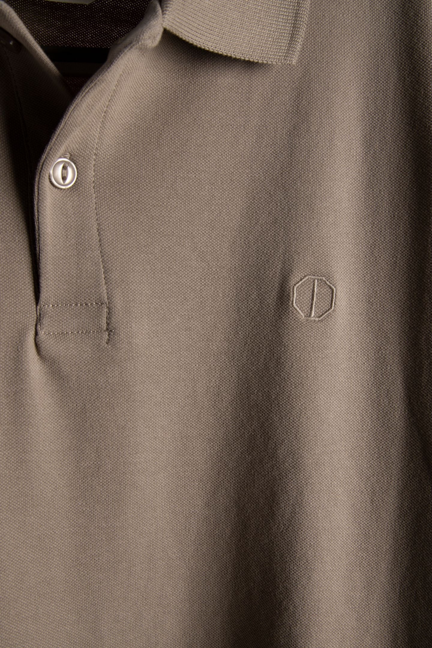 DS_BOWIE BUTTON POLO VINTAGE KHAKI VINTAGE KHAKI 4
