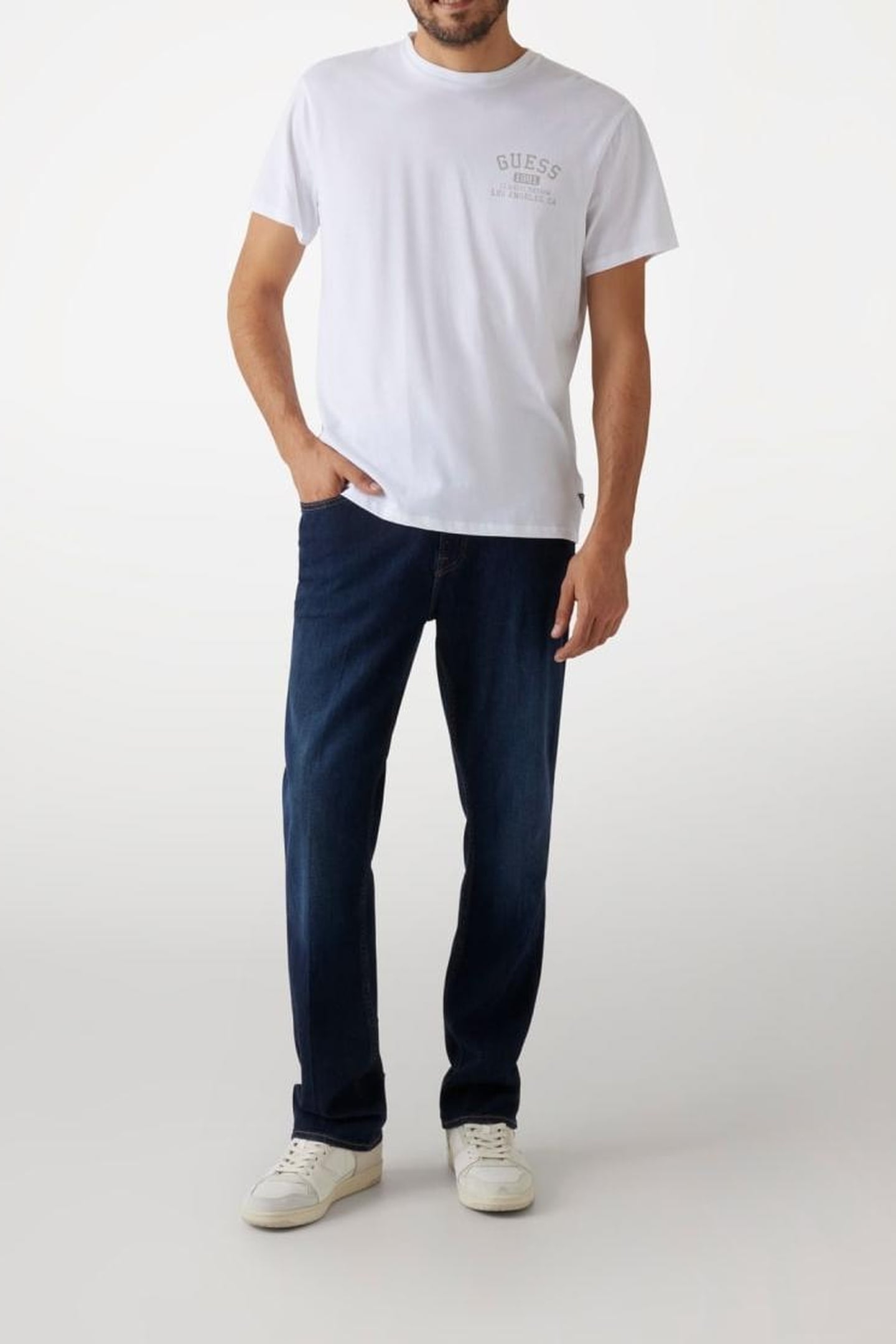 GUESS ECO BSC CLASSIC COLLEGIA PURE WHITE 4