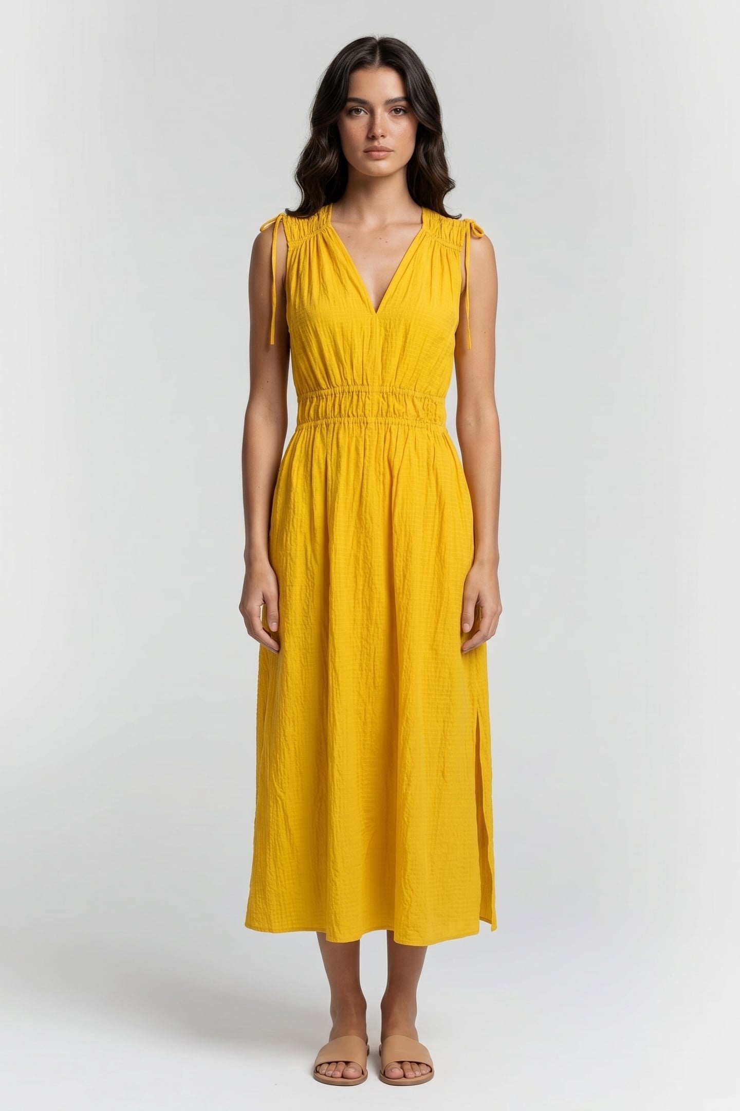 SELENA DRESS YELLOW 1