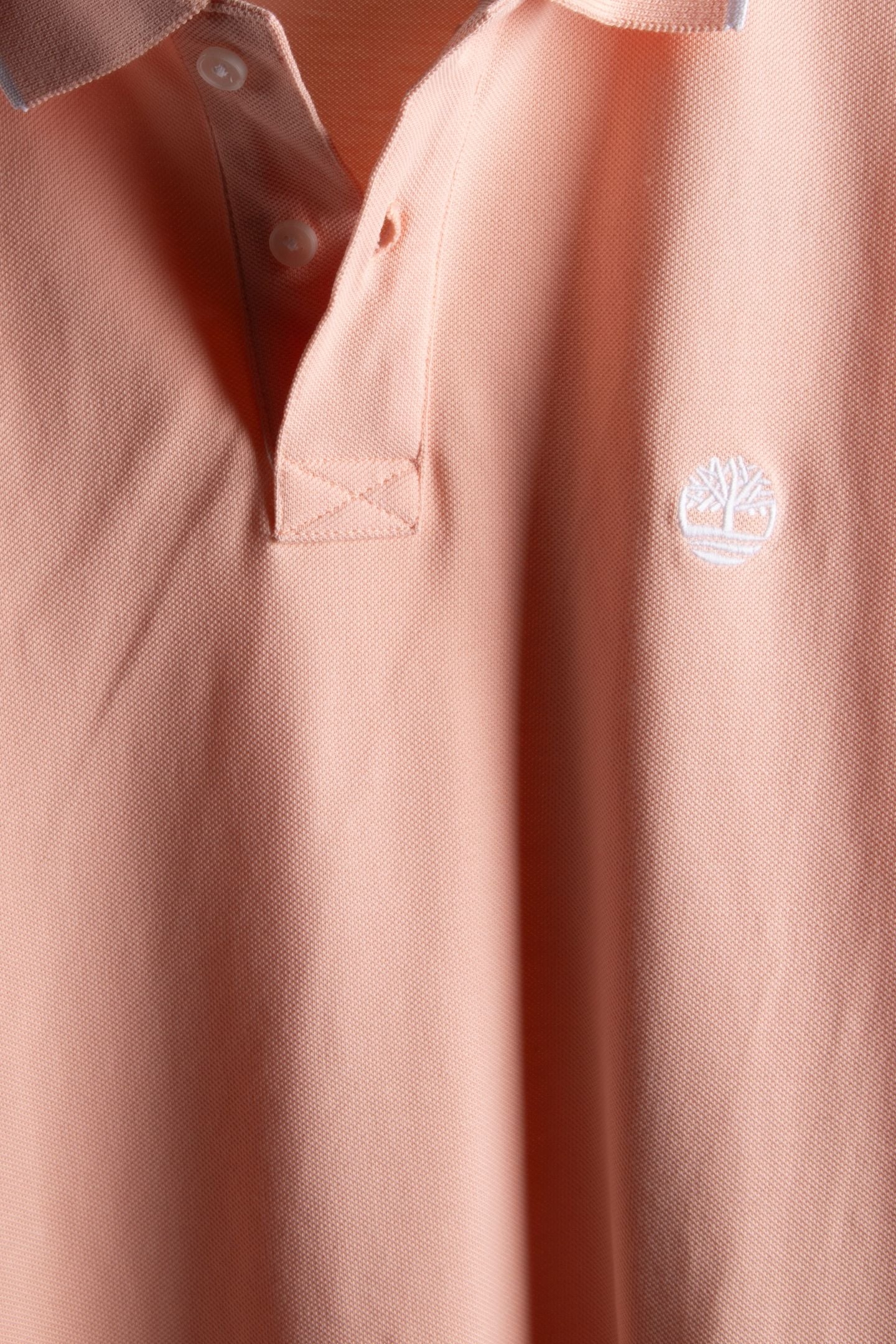 MILLERS RIVER PRINTED SHORT SLEEVE POLO TROPICAL PEACH 5