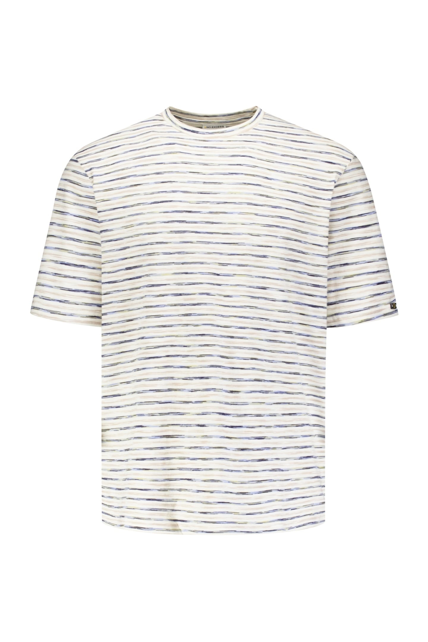 T-SHIRT CREWNECK SPACEDYED OFFWHITE 1