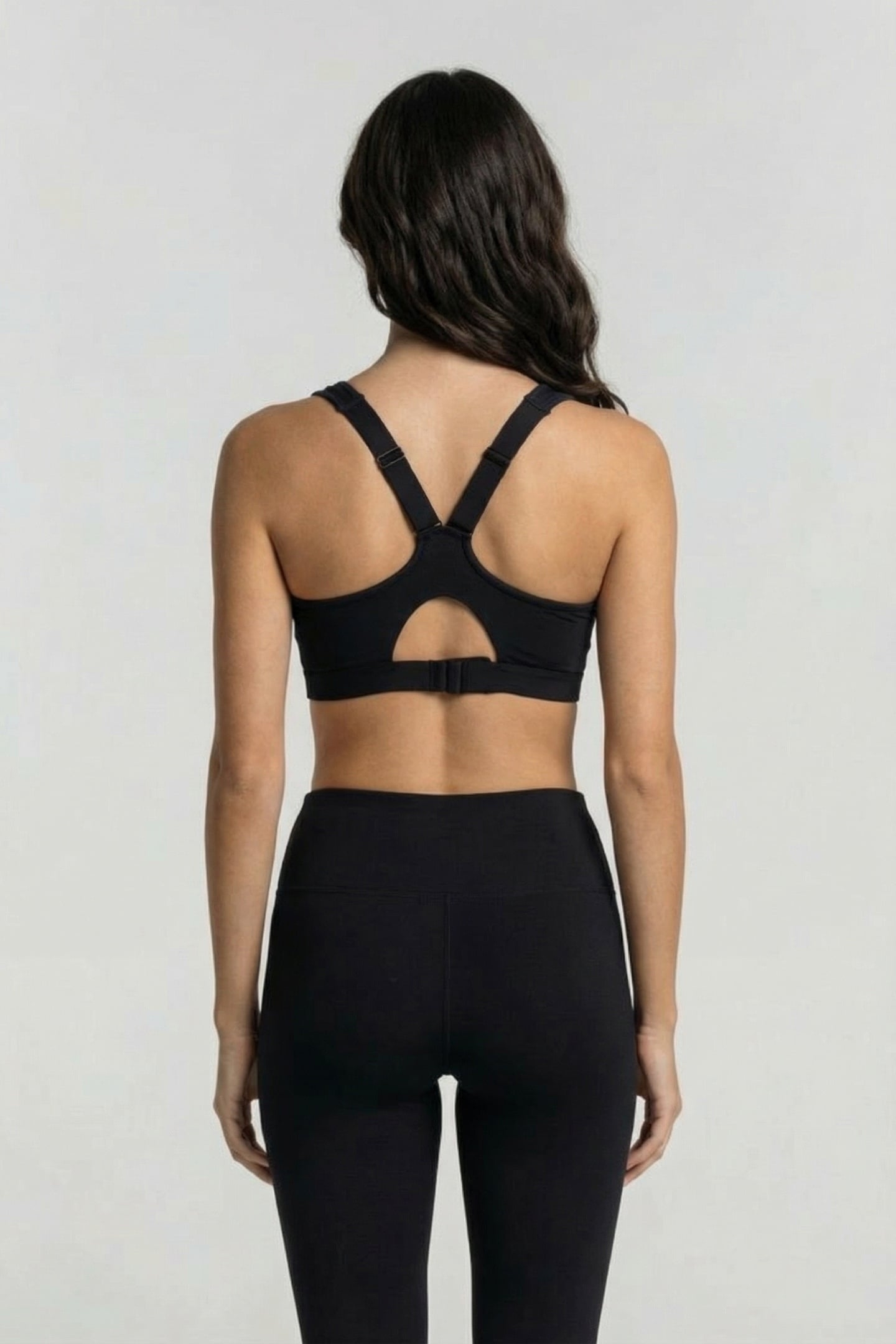 NB ESSENTIAL RUN BRA BLACK 2