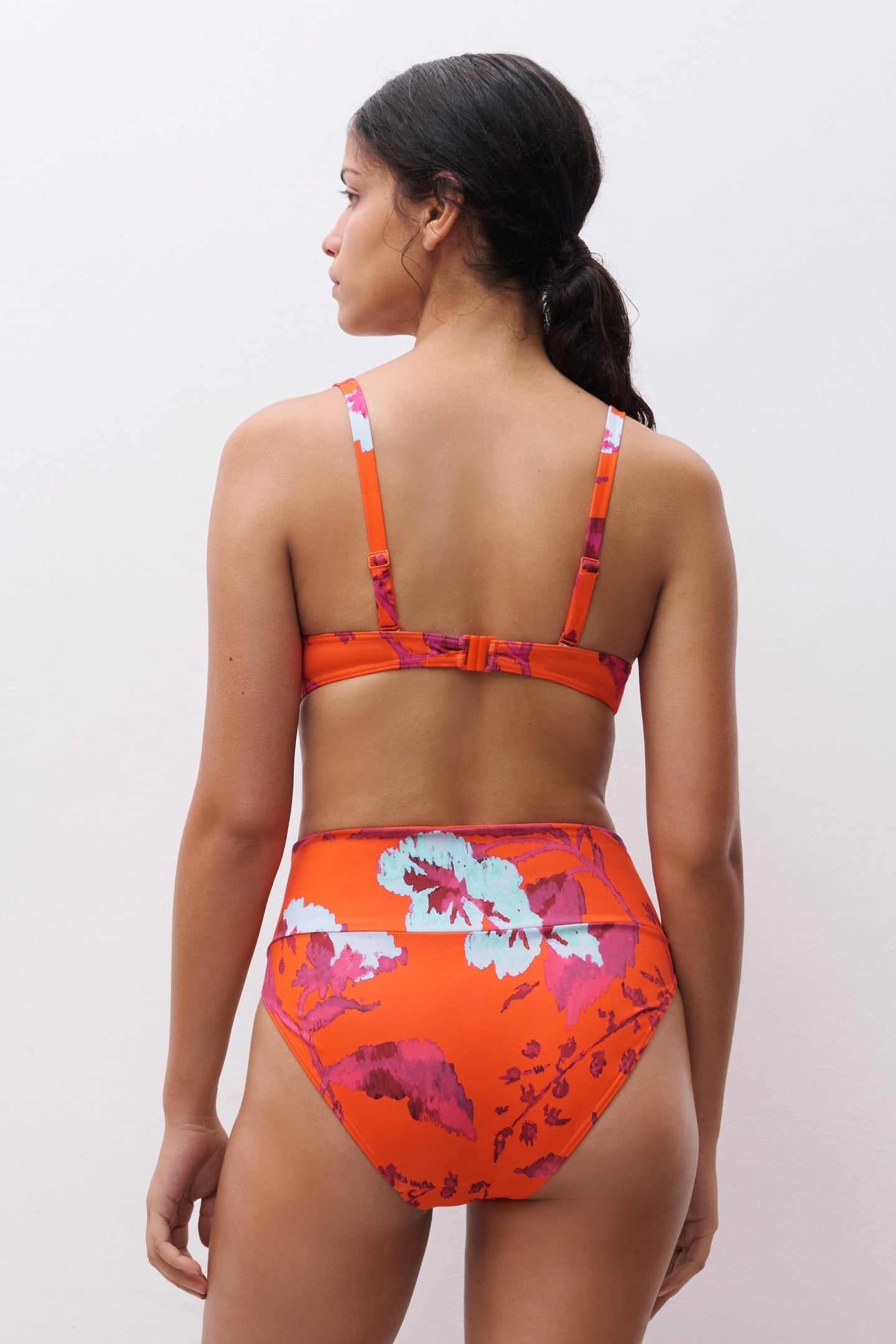 SW BO. FULL BRIEF STD HIGH W. PAINTED FLOWERS 5