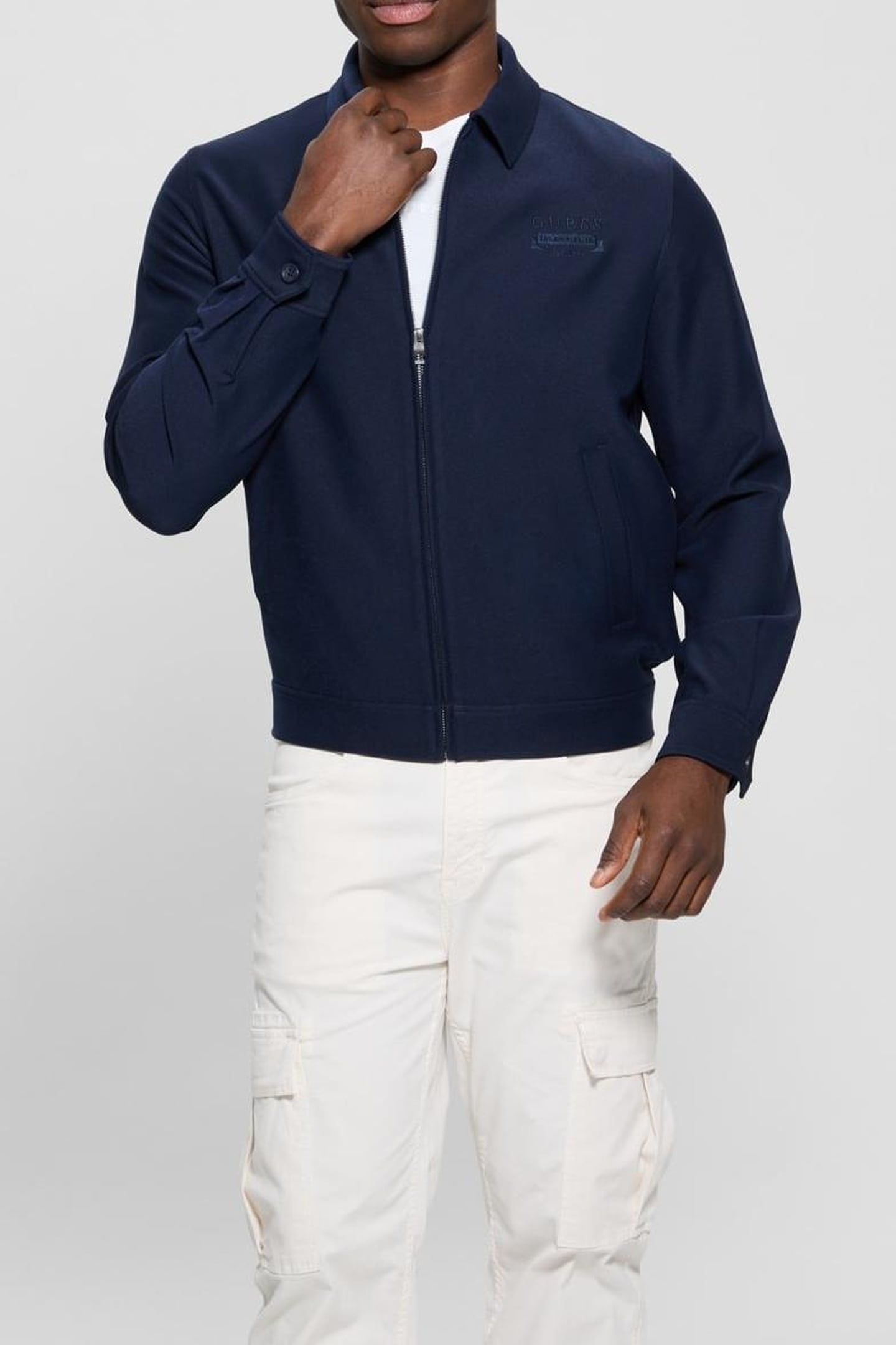 GUESS ECO FINE OVERSHIRT SMART BLUE 4