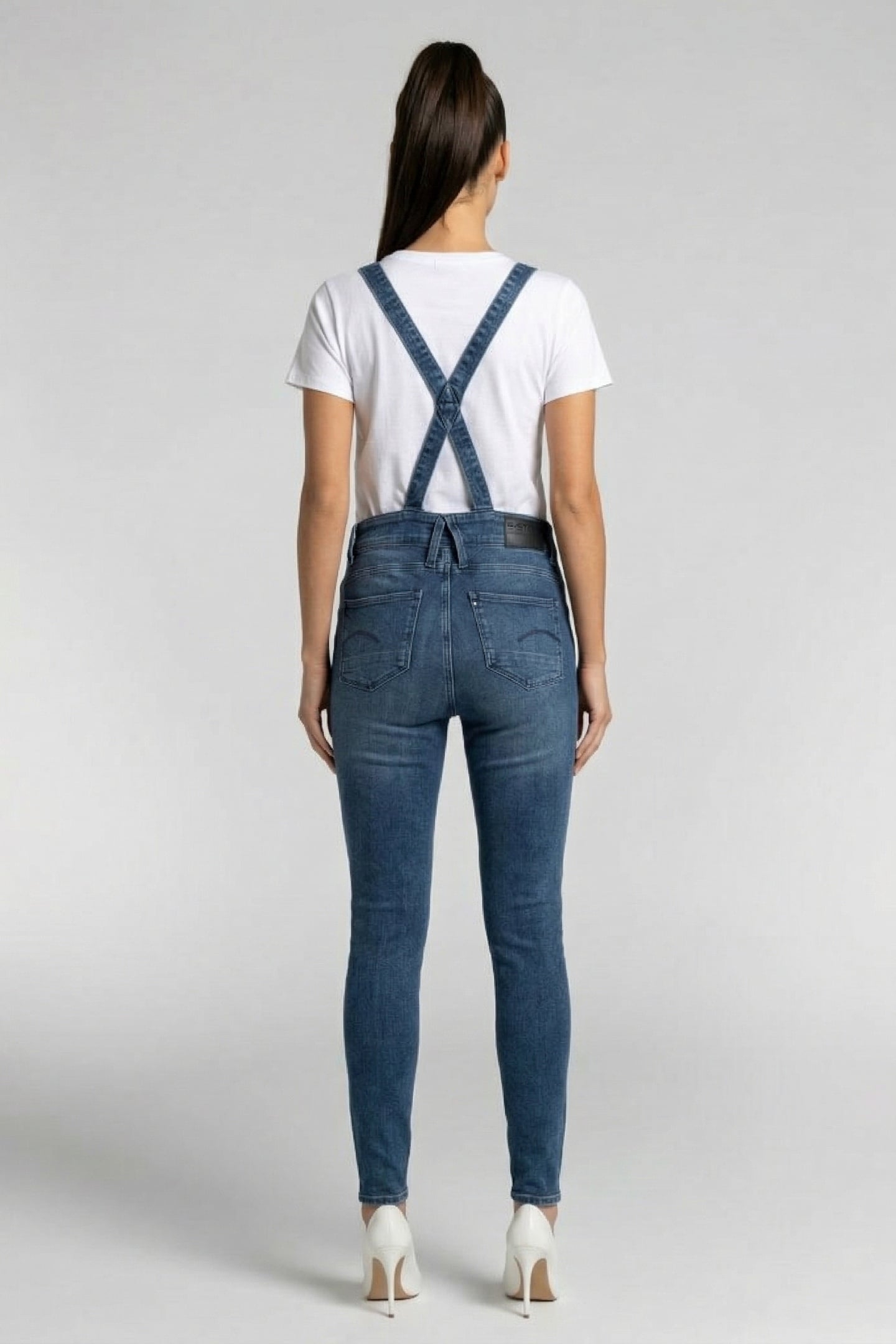 LYNN HIGH WAIST SKINNY OVERALL FADED NEPTUNE BLUE 3