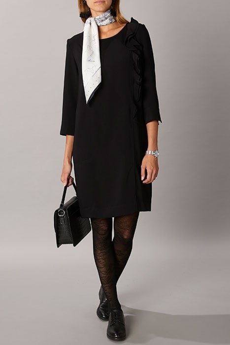 DRESS VOLANT DETAIL BLACK 2