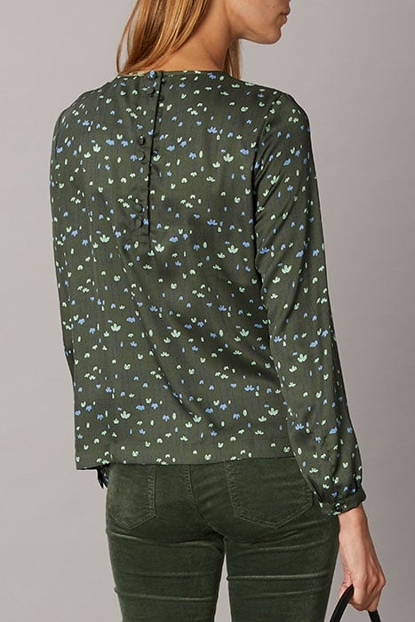 SHIRT VOLANT DETAIL GREEN 7