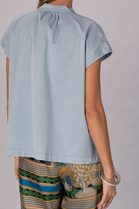 COTTON OVERSIZED SHIRT BLUE 2