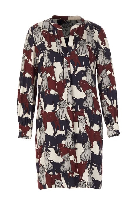 DRESS WITH BIG CUFFS MULTI 1