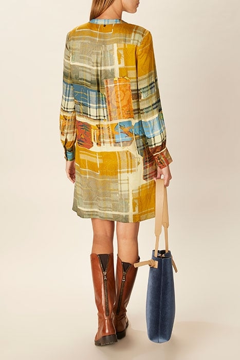 DRESS WITH BIG CUFFS MIX I 5