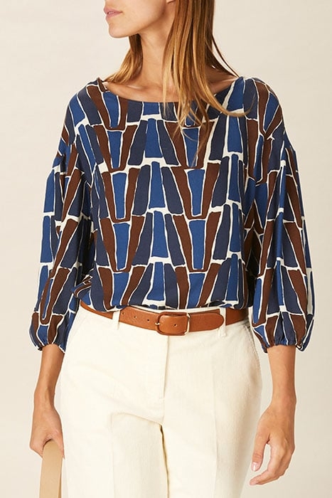LOOSE SLEEVE SHIRT BLUE 2