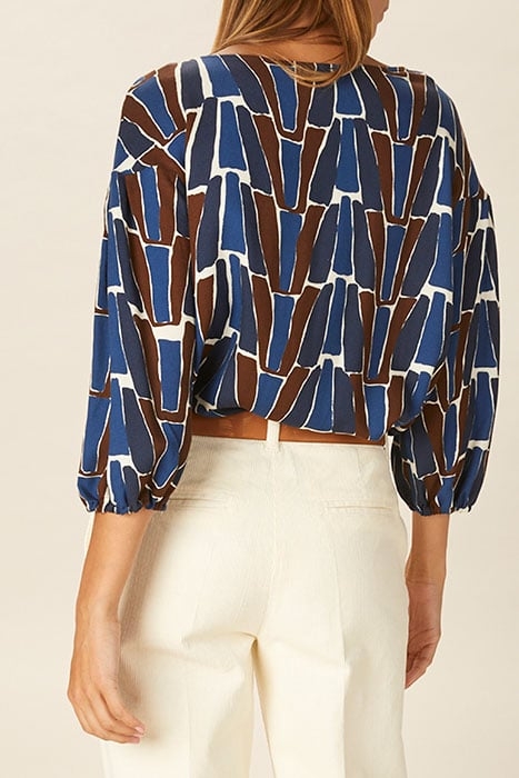 LOOSE SLEEVE SHIRT BLUE 3