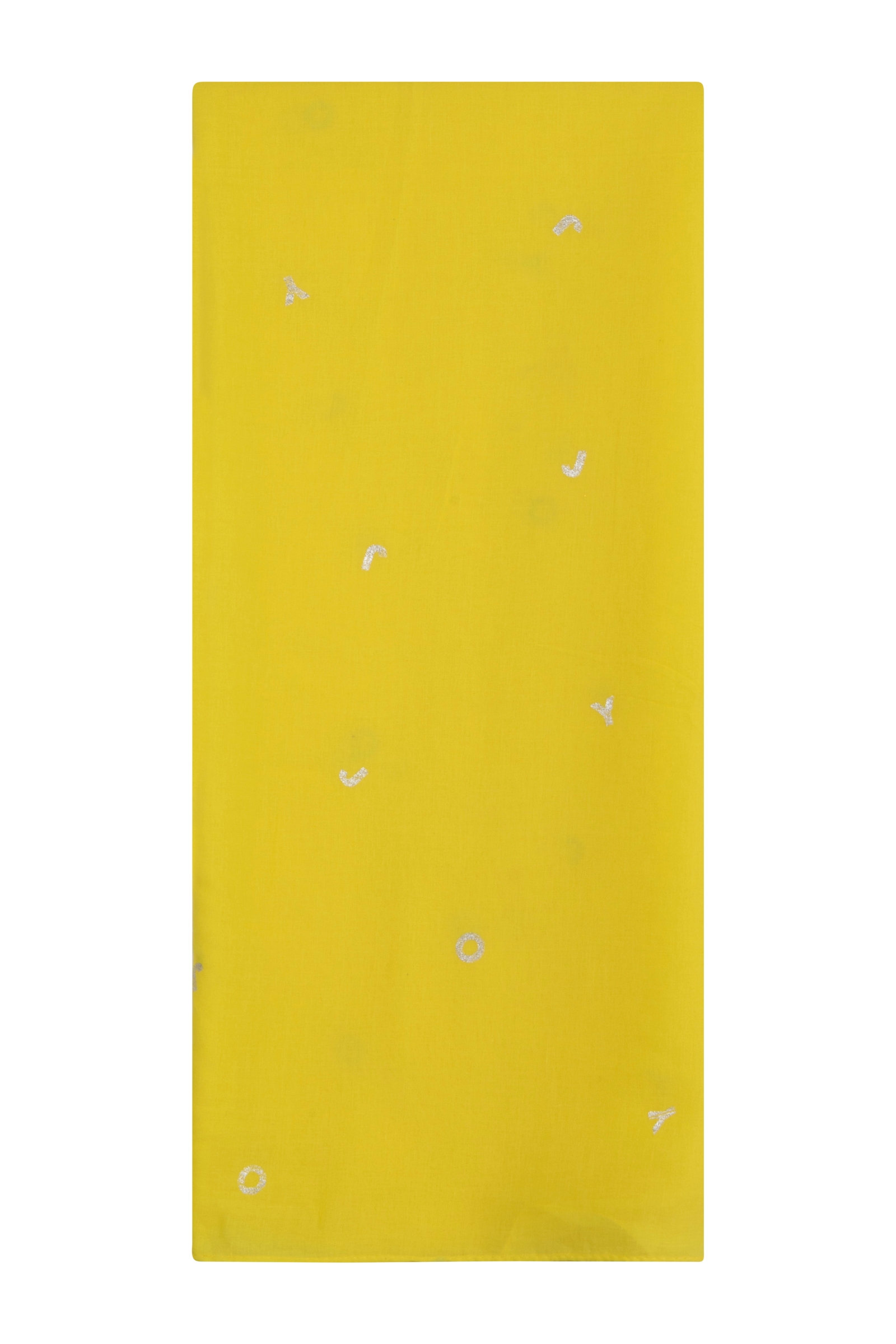 SCARF WOVEN BLAZING YELLOW 4