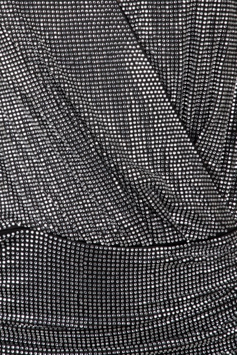 GASTONE ABITO TULLE FULL STRAS BLACK/CRYSTAL 8