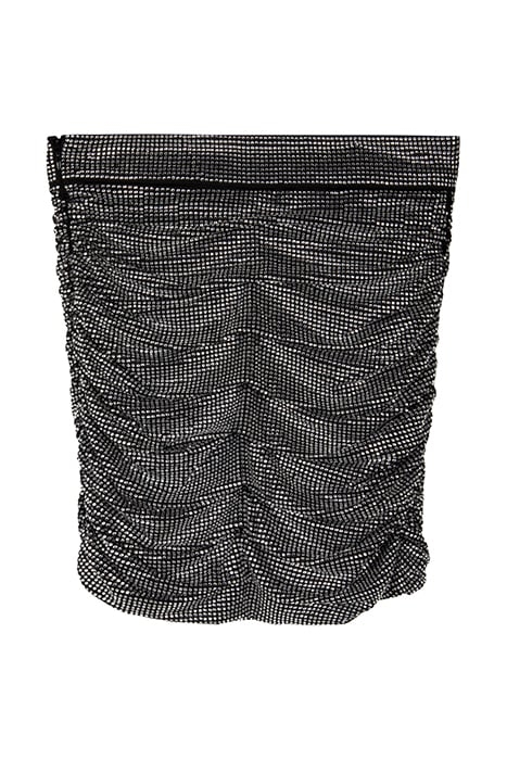 BEL GONNA TULLE FULL STRASS BLACK/CRYSTAL 2