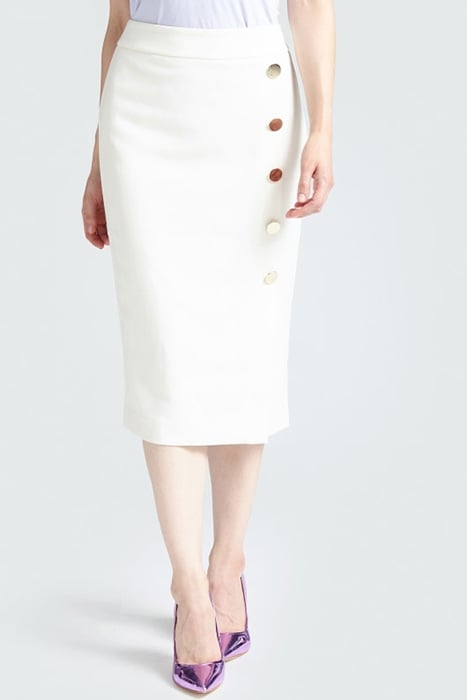JANE PENCIL SKIRT FROSTED WHITE 4