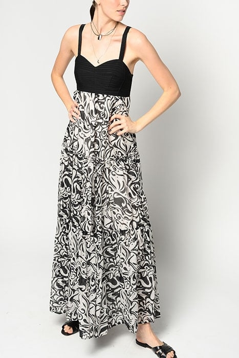 CRUDELIA ABITO MUSSOLA ST. GIA IVORY/BLACK 6