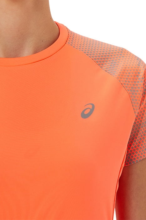 SPORT RFLC SS TOPS FLASH CORAL/SILVER REFELECTIVE 5