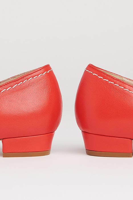 POLLY BALLERINA SHOES RED 4