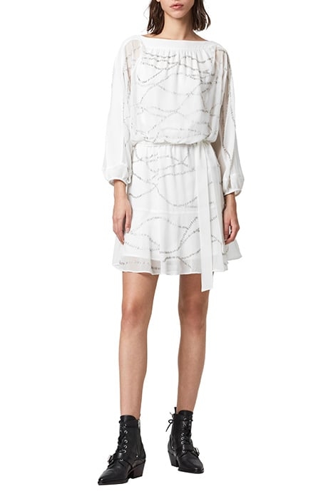 LACI EMBELLISHED DRE CHALK WHITE 1