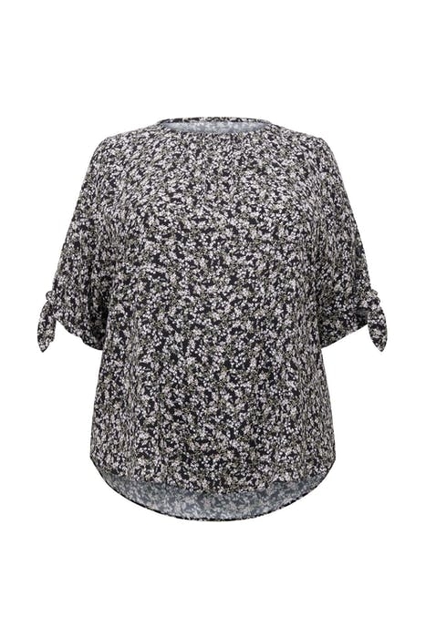 JENNY COLD SHOULDER CURVE TOP JUNIPER DITSY 1