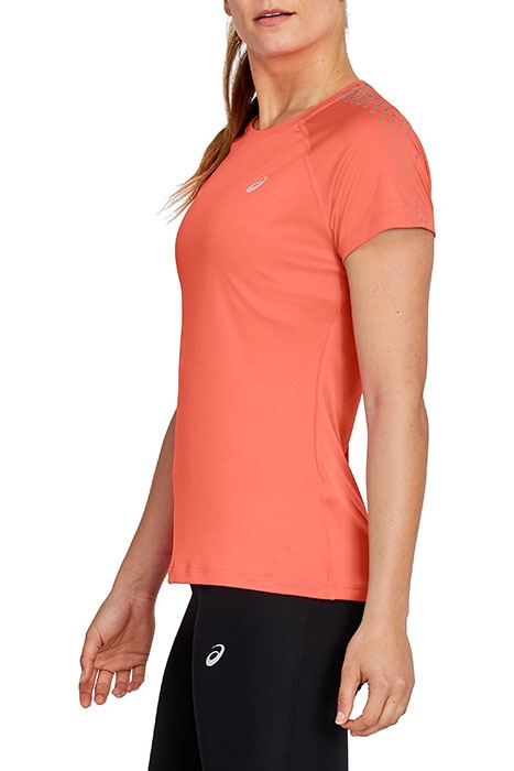 STRIPE SS TOP SUN CORAL/SILVER 3