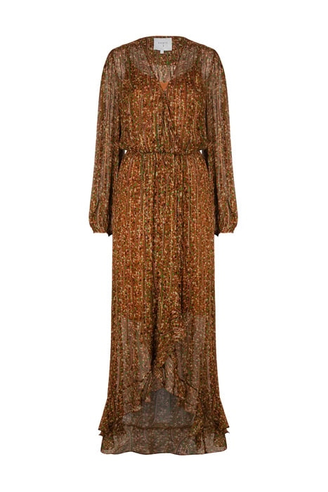 FLIRTY PRINT LONG DRESS MULTICOLOUR 3