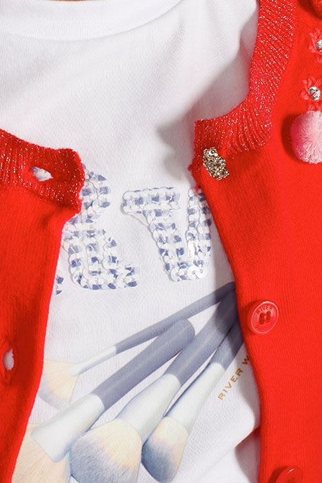 COMF ROUND NECK CARD SS RED 4