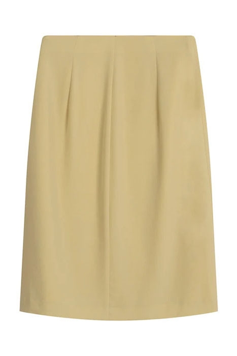 HIGH WAIST CREPE SKIRT WAX 6