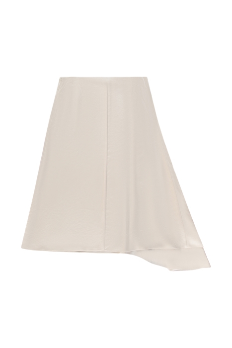 DRAPEY SATIN SKIRT IVORY 2