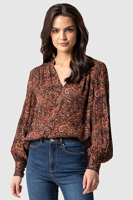 ASH BOHO PAISLEY BLOUSE FOLK PAISLEY 2