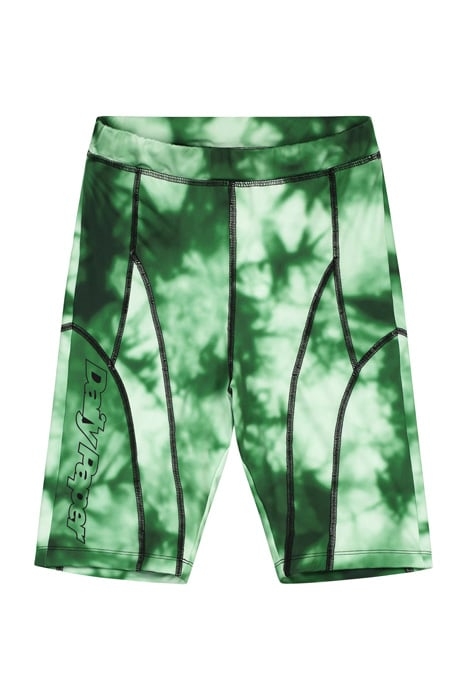 GREEN TIE DYE REBIKE SHORTS 4
